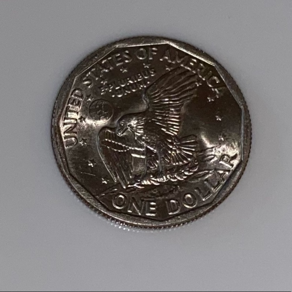 Coin-1979 Susan B. Anthony One Dollar Coin -Circulated-D-United States Liberty. - Picture 5 of 8
